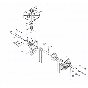 Wolf Garten Schneckenrad 1095500 für Getriebe
