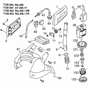 Wolf Garten Drehknopf 7126305 / 7116104