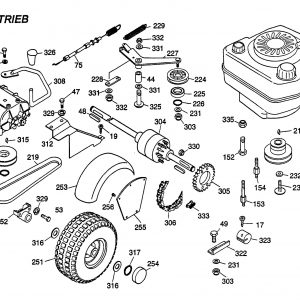 Wolf Garten Schalthebel Cart 6110048