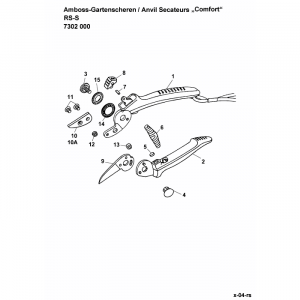 Wolf Garten Messer beschichtet 7302408
